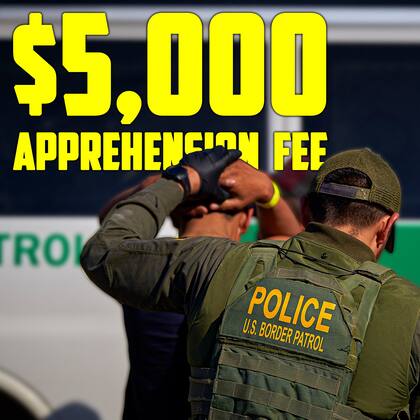 El Título 8 de Estados Unidos establece una cuota de aprehensión que comienza en US$5000