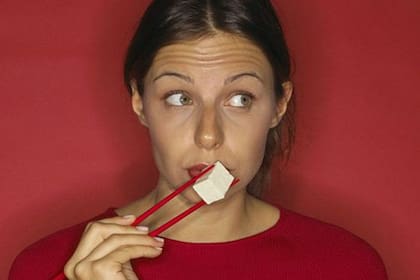 El tofu se consume con mucha frecuencia cortado en cubos