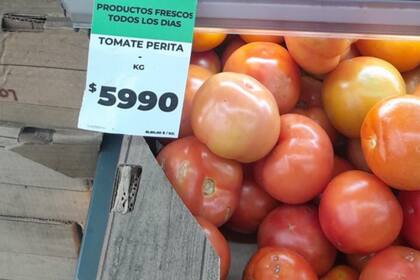 El tomate redondo tuvo la mayor suba mensual