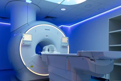 El tomógrafo importado que cuesta alrededor de 1 a 3 millones de dólares. Crédito: Swiss Medical.