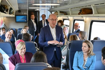 El toque distintivo del look fue la vincha fucsia con piedras (Foto: Instagram @hetgroenebrein)