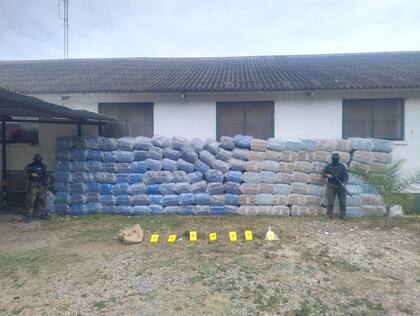 El total de los secuestrado en los dos operativos