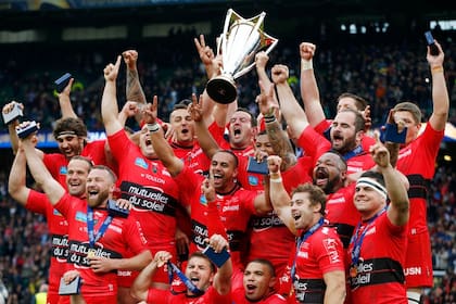 El Toulón festejó su tricampeonato en Londres