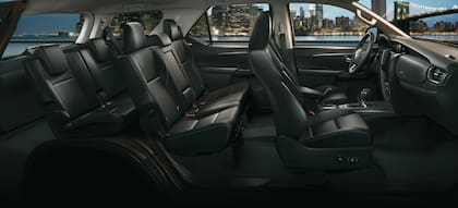 El Toyota SW4 tiene capacidad para siete pasajeros