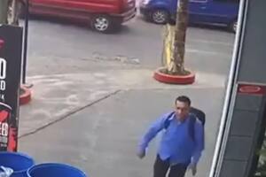 Un chofer que llegaba tarde al trabajo, comenzó a correr, lo confundieron con un ladrón y lo golpearon