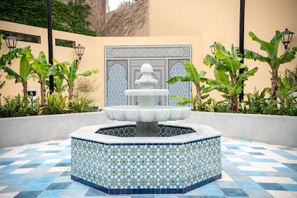 El trabajo final, con el regalo del Reino de Marruecos a la Ciudad de Buenos Aires