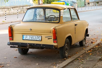 El Trabant, modelo nacido en los años 50 y producido por la entonces Alemania Oriental, aparece en la lista de los peores autos