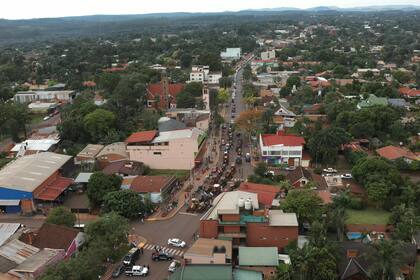 El tractorazo se extendió por Montecarlo, en Misiones