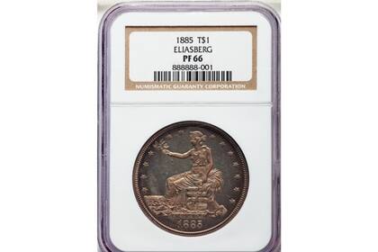 El Trade Dollar de 1885 ocupa un lugar excepcional dentro de la serie
