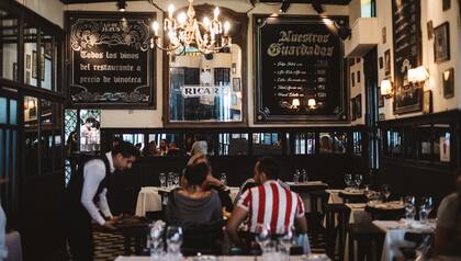 El tradicional salón de Lo de Jesús