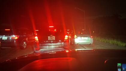 El tráfico para moverse en Florida por el huracán. Arena Graziano Sterman tardó ocho horas en llegar de Tampa a Miami.