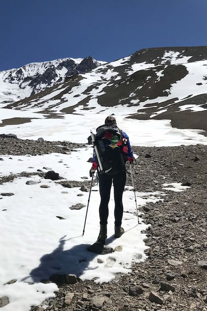 El tramo final a la cumbre nos costó mucho a todos.
