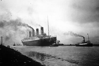 El transatlántico Titanic, en 1912