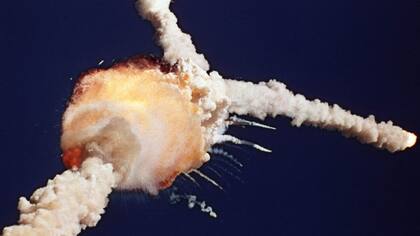 El transbordador explotó a los 73 segundos de su lanzamiento. Fuente: Wikipedia.