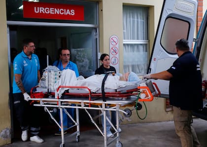 El Traslado de Bastián desde el Hospital Materno Infantinl de Mar del Plata hacia La Matanza, el 9 de febrero pasado