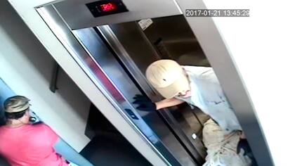 El traslado del cadáver en el ascensor