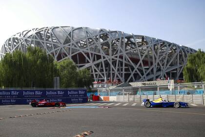 El trazado de Pekín se realizó detrás del famoso Nido de Pájaros