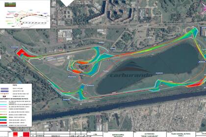 El trazado del GP de Buenos Aires diseñado para un hipotético regreso