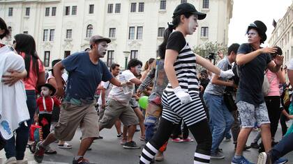 El trazado simbólico constaba de 700 metros