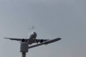 El tremendo video que muestra el choque de un avión contra un grupo de aves
