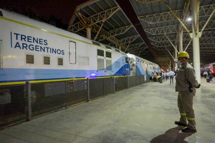 Si bien el tren arribó con demoras, los pasajeros quedaron muy conformes con el servicio