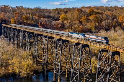 El tren atraviesa gran parte de la costa este de Estados Unidos