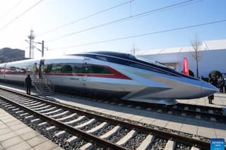 ¿Cuál es la velocidad máxima que alcanza el “tren bala”?