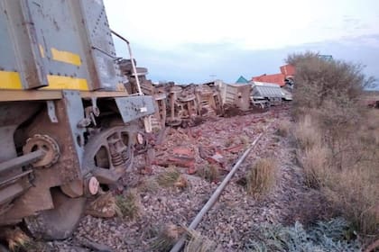 El tren circulaba desde el sur hacia Bahía Blanca