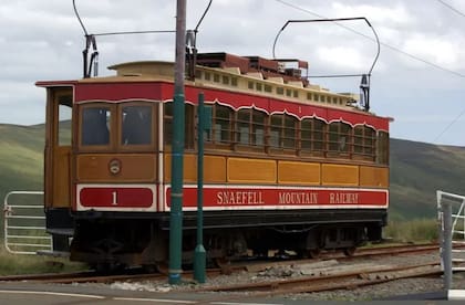 El tren de Snaefell mantiene buena parte de sus características originales, pese a que tiene más de 150 años de operación