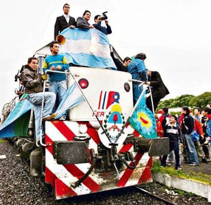 El Tren del Alba, una formación anti Bush con Maradona a la cabeza