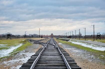 El tren llegaba hasta el interior del campo de concentración de Auschwitz