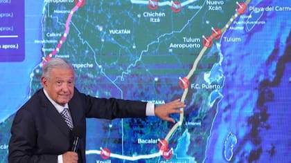 El Tren Maya recorre todo el sur del país. Fue la obra más ambiciosa de AMLO.