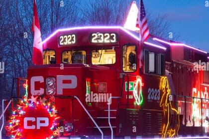 El tren navideño de Canadian Pacific recorrerá Canadá y EEUU del 21 de noviembre al 20 de diciembre