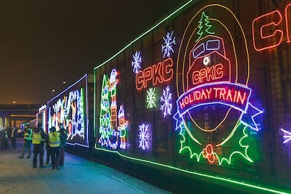 El tren navideño hará una parada en Illinois como parte de su recorrido en el mes de diciembre (CPKC)