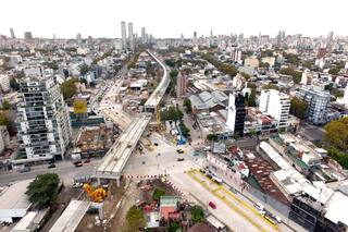 Viaducto: reabrieron Juan B. Justo, que ahora corre al nivel del suelo