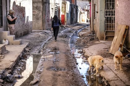 Las vas suelen estar inundadas por residuos cloacales