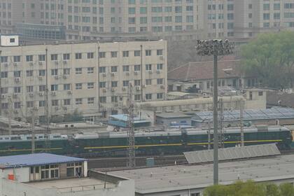 El tren que se cree lleva a Kim abandona la capital china