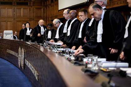 El tribunal de 12 jueces que participa en las audiencias