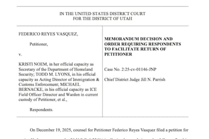 El tribunal mantiene abiertas las dos demandas contra el gobierno federal