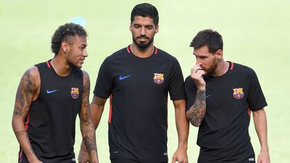 El tridente del Barcelona