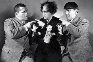 La historia de los tres chiflados que representaron seis actores