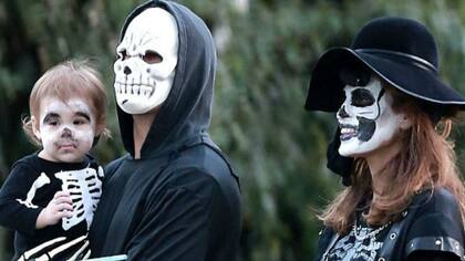 El trío dinámico: Ryan, Esmeralda y Eva en la reciente Halloween