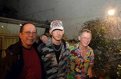 Una foto histórica del Trío Fattoruso: Osvaldo a la izquierda, Francisco al centro y Hugo a la derecha