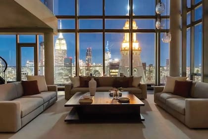 El tríplex tiene 664 metros cuadrados y vistas al Empire
State.