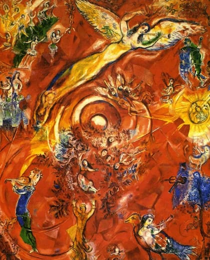 "El triunfo de la música", de Marc Chagall, uno de los murales cuya venta se analiza en medio de la crisis financiera del MET