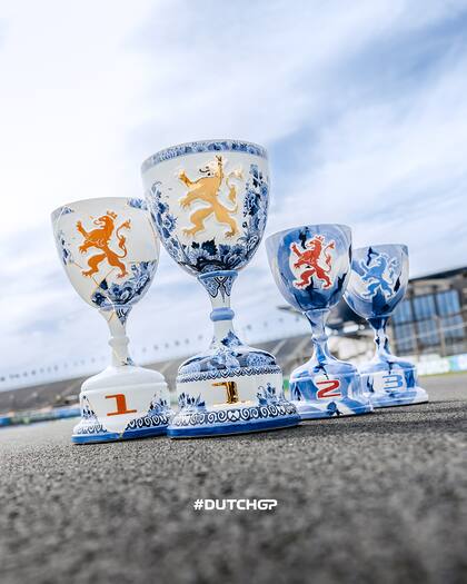 El trofeo que se entregará tras el GP de Países Bajos