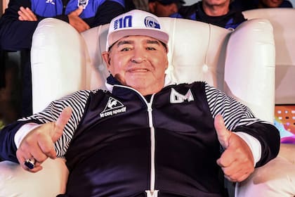 El trono, uno de los símbolos de su paso como entrenador de Gimnasia