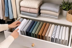 El método japonés que ayuda a ordenar la ropa y evitar el desorden en los cajones