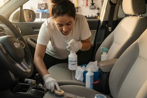 El potente limpiador casero con vinagre para el interior de tu auto