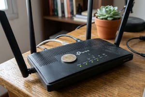 Por qué colocar una moneda en el router no mejorará tu conexión